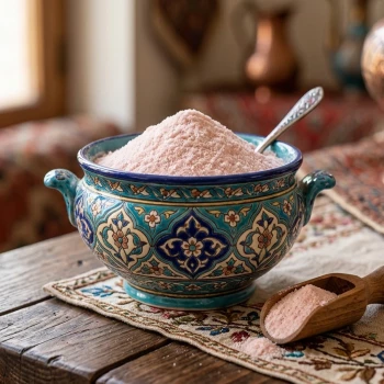 آرد نمک صورتی طبیعی | خرید نمک صورتی آسیاب شده | نمکستون