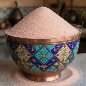 نمک صورتی دانه شکری